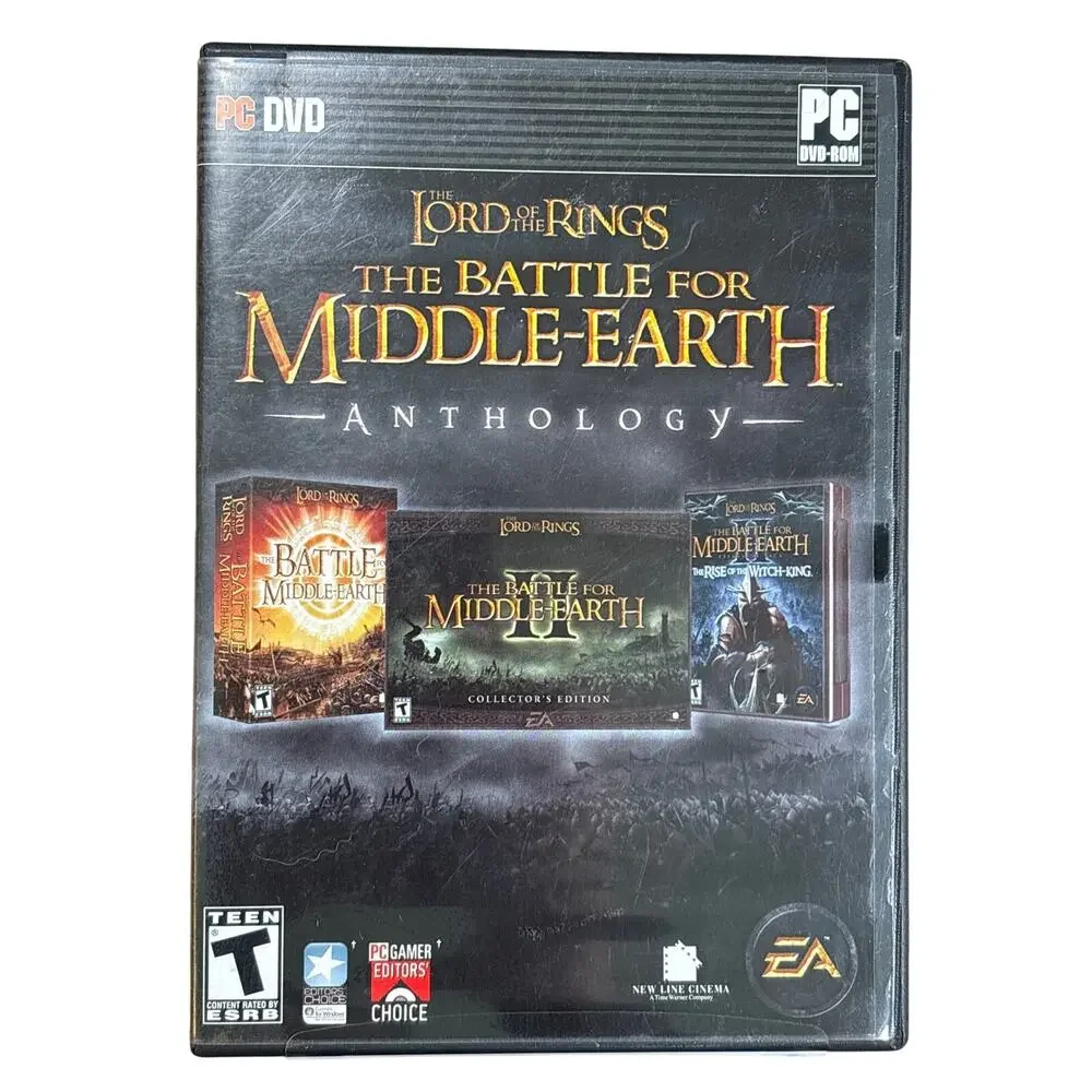 Lord of the Rings: The Battle for Middle-earth Anthology PC 2007 INCOMPLETE